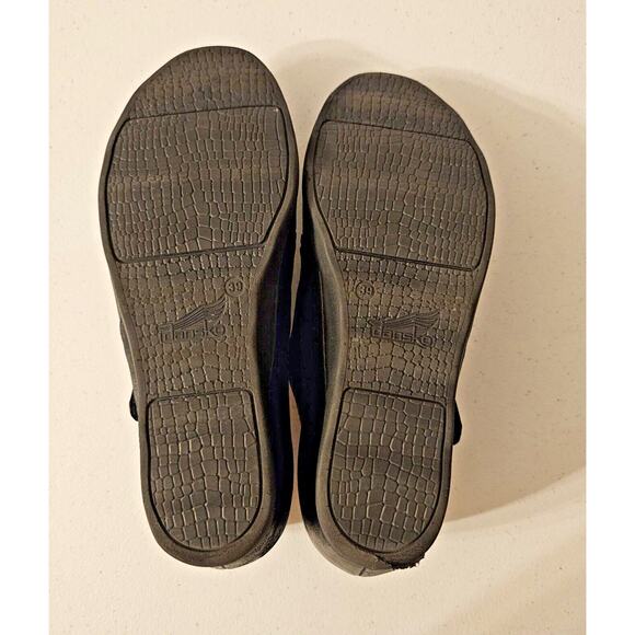 DANSKO Womens Black‎ Soft Leather Strap Comfort Loafers Euro 39 US 8-8.5 - Picture 5 of 10